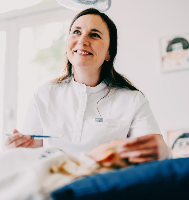 Dr. Simona Braun, Zahnärztin und Inhaberin der Zahnarztpraxis Villa Mundgesund in Bamberg